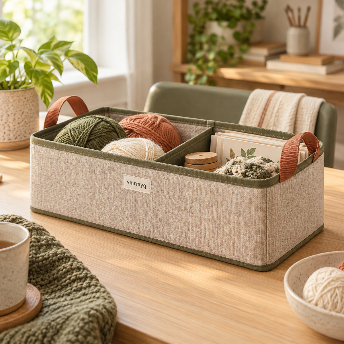 vmrmyq Makerstead Divided Table Caddy — lifestyle in a craft workspace